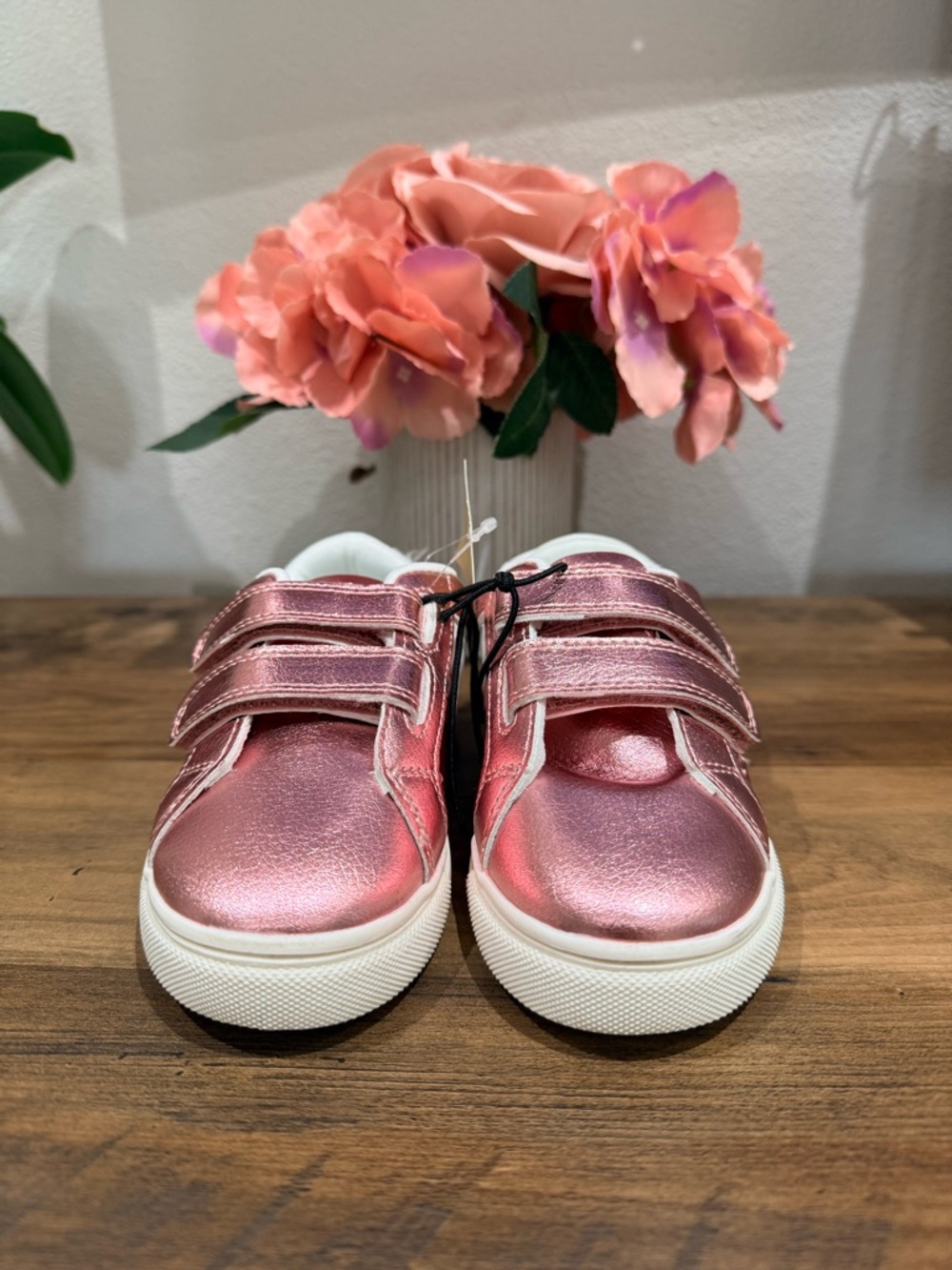 Thereabouts Lil Nova Toddler Girls Round Closed Toe Oxford Shoes in pink white